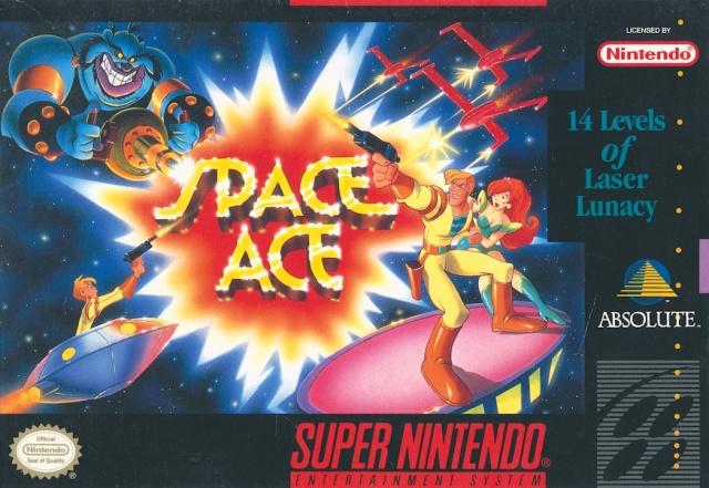 J2Games.com | Space Ace (Super Nintendo) (Pre-Played - CIB - Good).