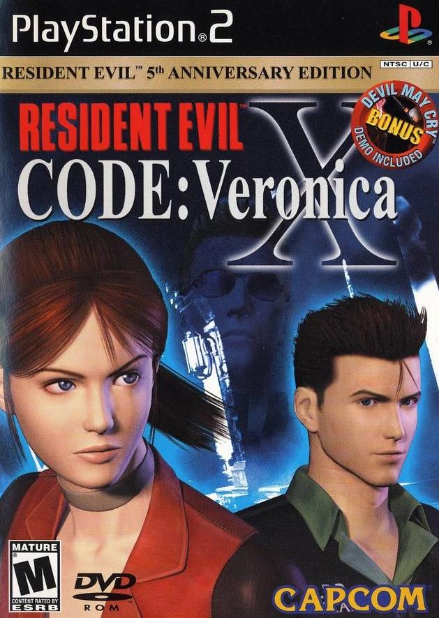 J2Games.com | Resident Evil Code Veronica 5th Anniversary Edition (Playstation 2) (Pre-Played - CIB - Good).