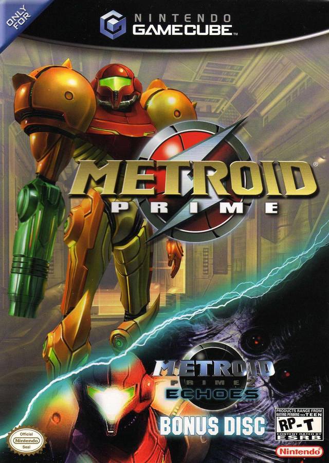 J2Games.com | Metroid Prime with Metroid Prime 2 Demo (Gamecube) (Pre-Played - CIB - Good).