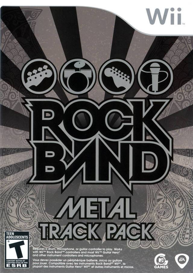 Paquete de pistas de banda de rock: Metal (Wii)