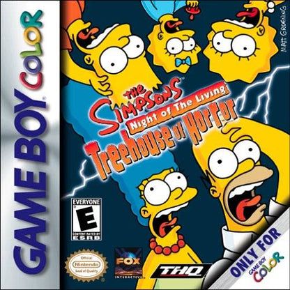 The Simpsons Night of the Living Treehouse of Horror (Gameboy Color)