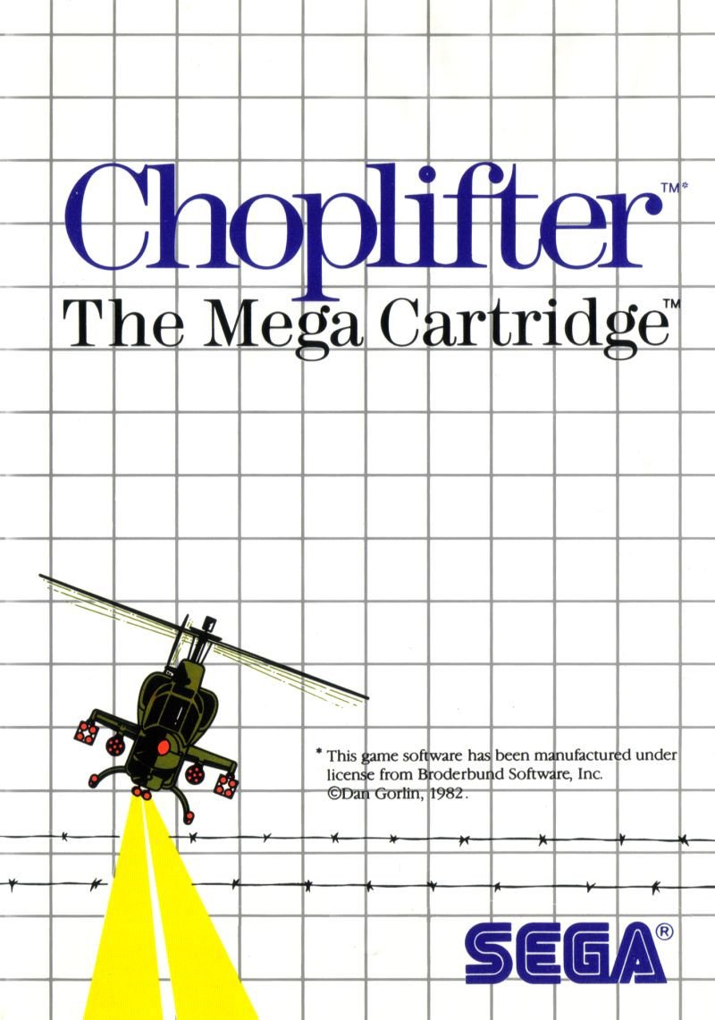 J2Games.com | Choplifter! (Sega Master System) (Pre-Played - Game Only).