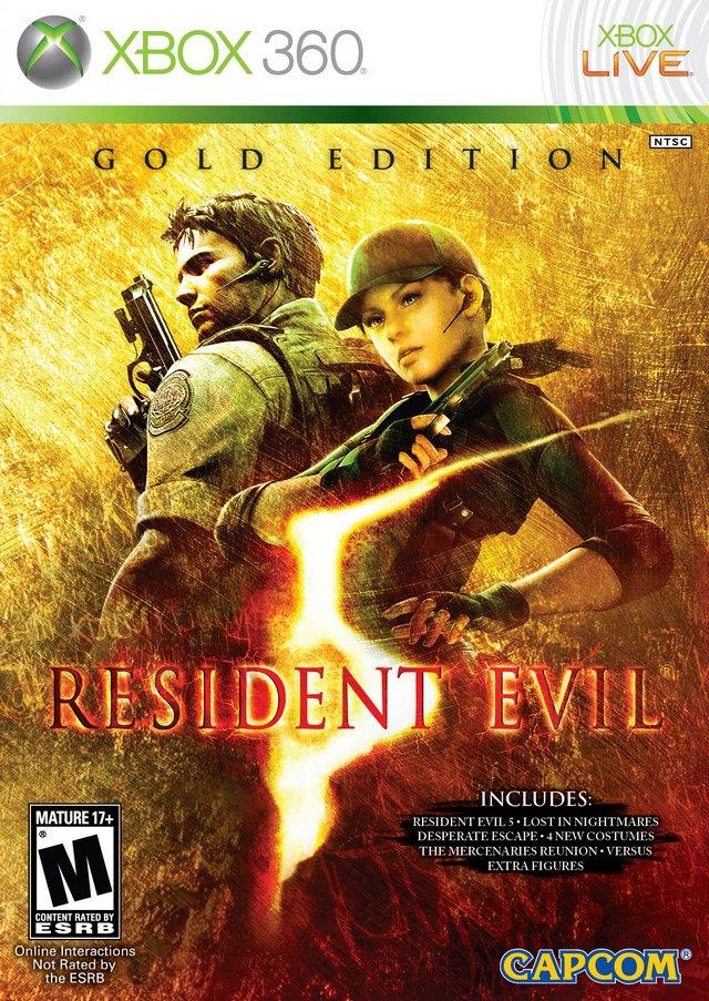 Resident Evil 5: Edición Dorada (Xbox 360)