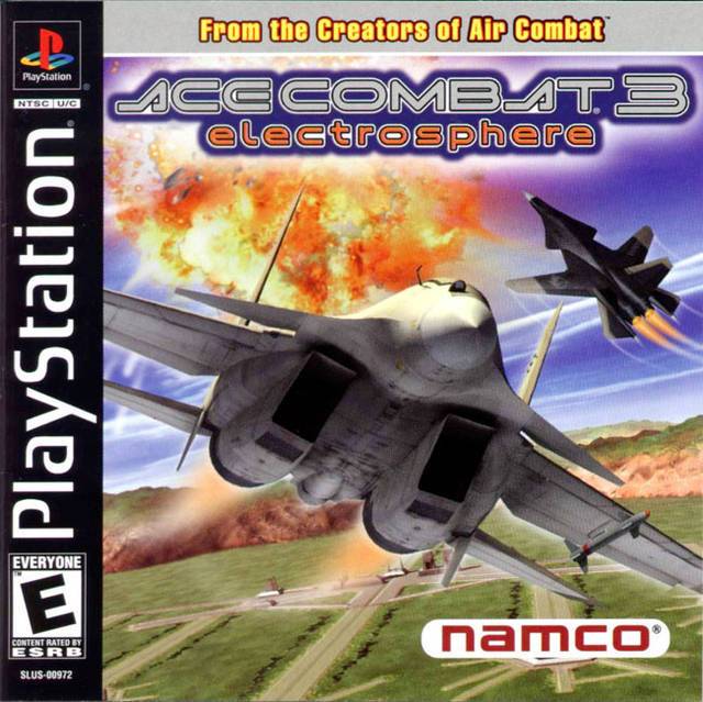 J2Games.com | Ace Combat 3 Electrosphere (Playstation) (Pre-Played - CIB - Good).