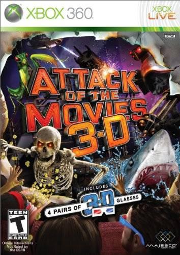 J2Games.com | Attack of the Movies 3D (Xbox 360) (Pre-Played - CIB - Good).