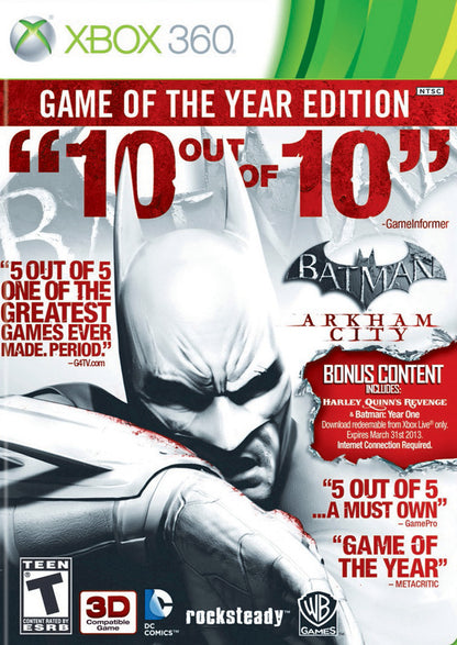 Batman: Arkham City Edición Juego del Año (Xbox 360)