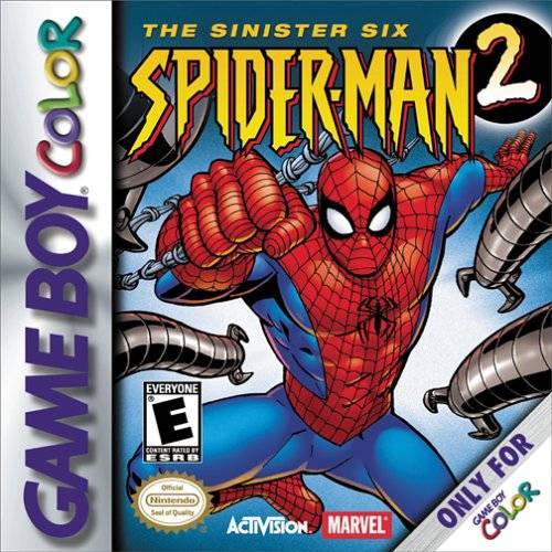 J2Games.com | Spiderman 2 The Sinister Six (Gameboy Color) (Pre-Played - Game Only).