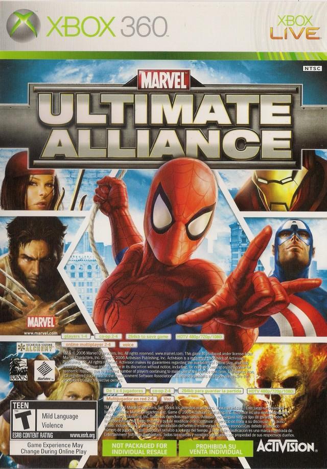 J2Games.com | Marvel Ultimate Alliance & Forza 2 (Xbox 360) (Pre-Played - CIB - Very Good).