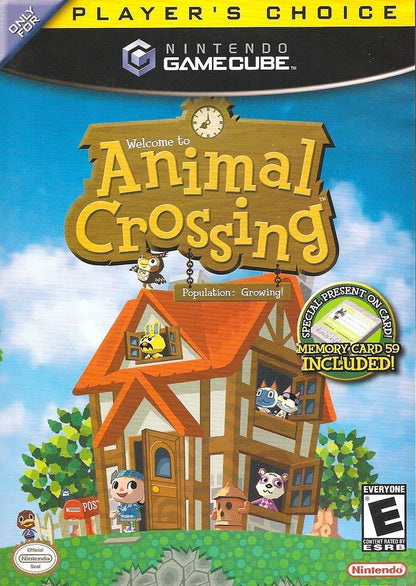 J2Games.com | Animal Crossing W/ Animal Crossing Memory Card (Player's Choice) (Gamecube) (Pre-Played - Game Only).