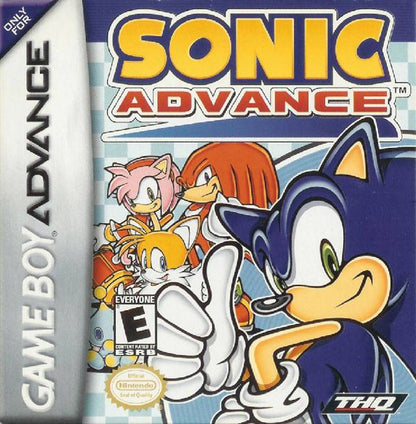 J2Games.com | Sonic Advance (Gameboy Advance) (Pre-Played - Game Only).