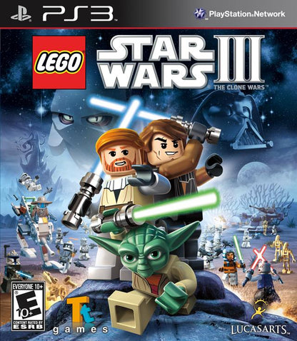 J2Games.com | LEGO Star Wars III: The Clone Wars (Playstation 3) (Pre Played - CIB - Good).