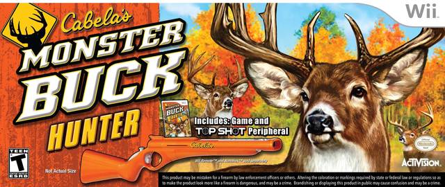 Cabela's Monster Buck Hunter con pistola (Wii)