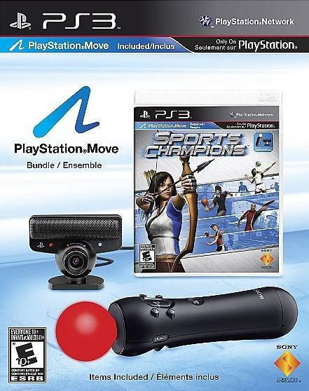 J2Games.com | Sports Champions W/ Move Setup (Playstation 3) (Pre-Played - Game & Controllers).