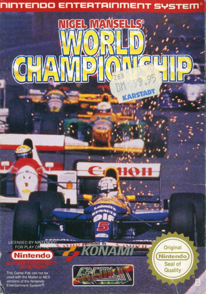 Campeonato Mundial de Carreras de Nigel Mansell (Nintendo NES)
