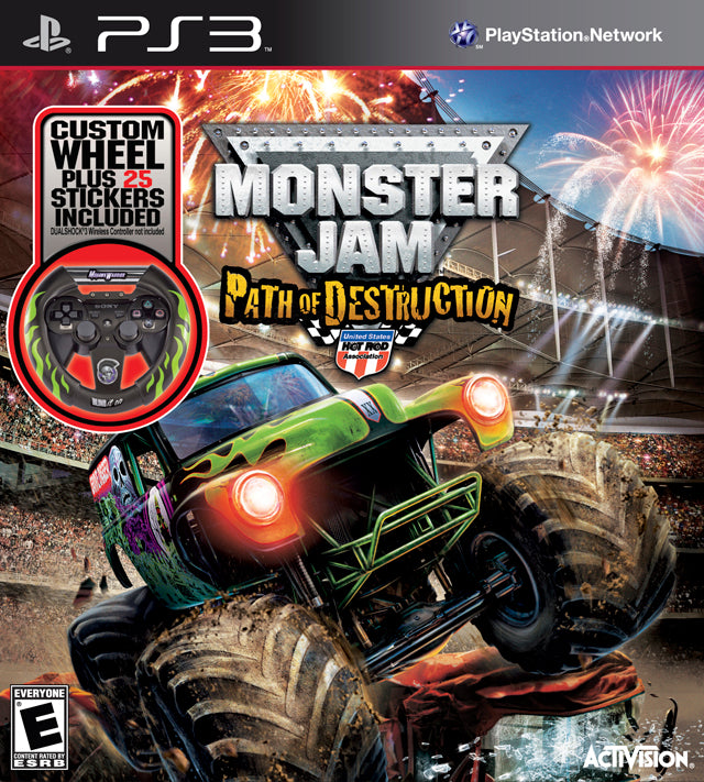 Monster Jam: Path of Destruction con Rueda (Playstation 3)