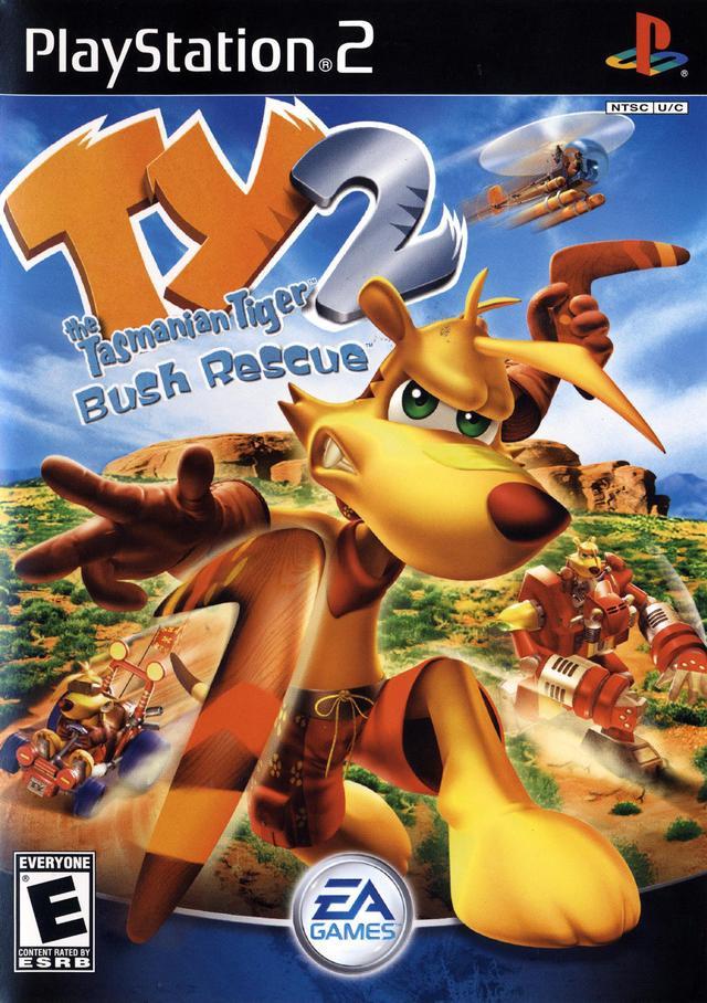 J2Games.com | Ty the Tasmanian Tiger 2 Bush Rescue (Playstation 2) (Pre-Played - CIB - Good).