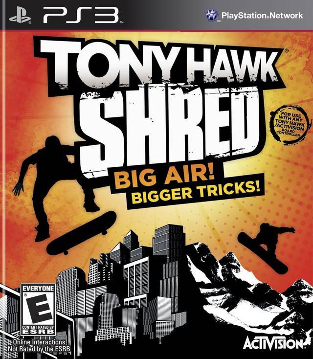 J2Games.com | Tony Hawk: Shred (Playstation 3) (Pre-Played - CIB - Good).