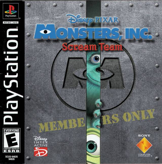 J2Games.com | Monsters Inc Scream Team (Playstation) (Pre-Played - Game Only).