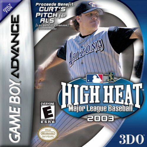 High Heat Major League Baseball 2003 (Gameboy Advance)