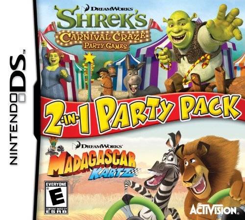 Paquete de fiesta 2 en 1 DreamWorks (Nintendo DS)
