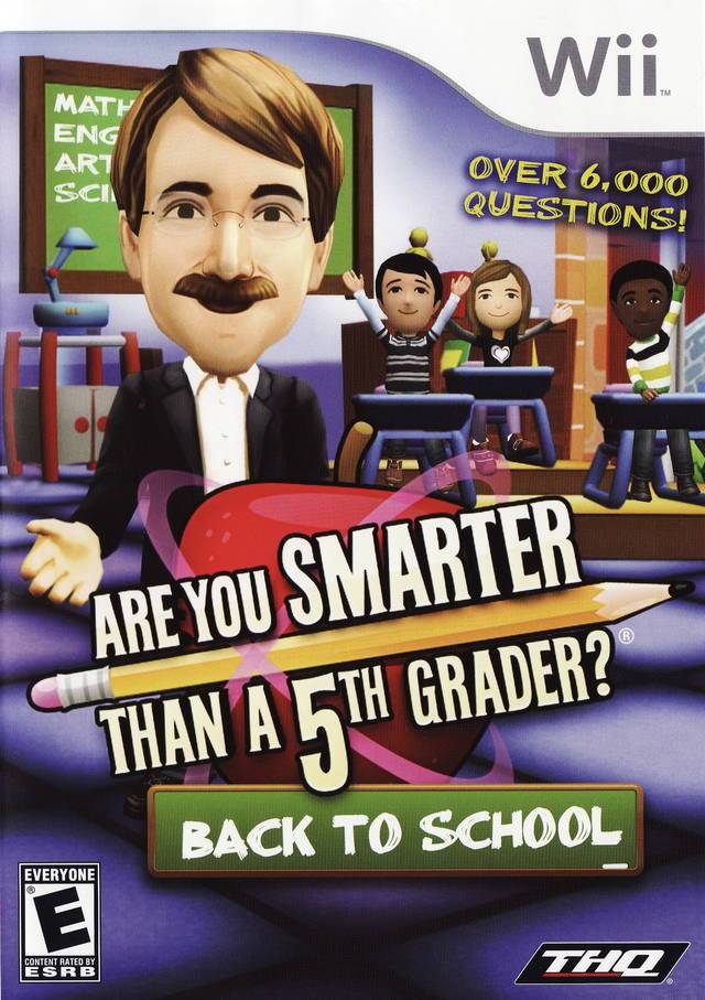 J2Games.com | Are You Smarter Than A 5th Grader? Back to School (Wii) (Pre-Played - Game Only).
