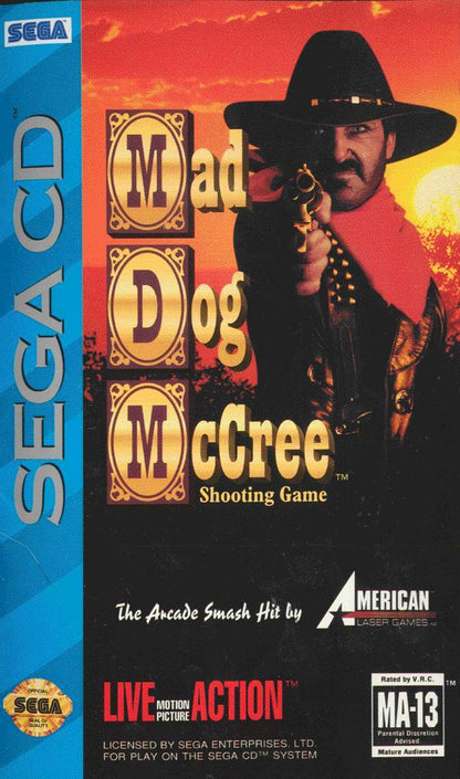 J2Games.com | Mad Dog McCree (Sega CD) (Pre-Played - CIB - Good).