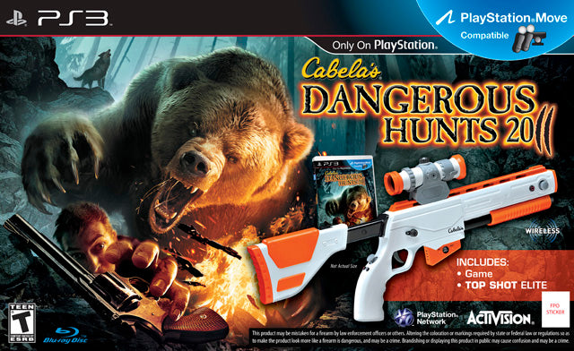 Paquete Cabela's Dangerous Hunts 2011 (Playstation 3)