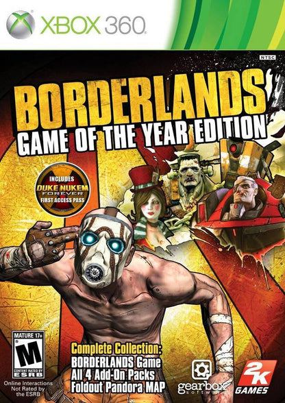 J2Games.com | Borderlands Game of the Year Edition (Xbox 360) (Pre-Played - CIB - Good).