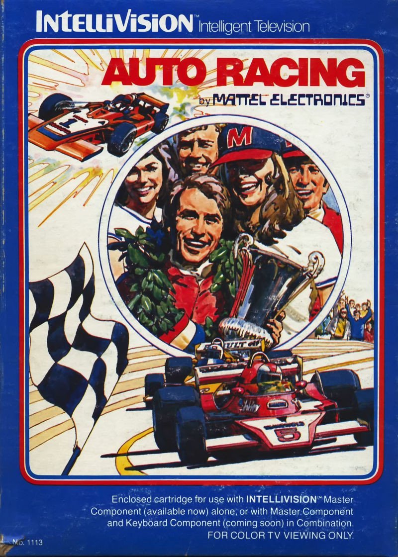 J2Games.com | Auto Racing (Intellivision) (Pre-Played - Game Only).