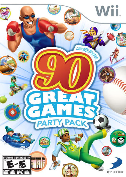 J2Games.com | Family Party: 90 Great Games Party Pack (Wii) (Pre-Played - Game Only).