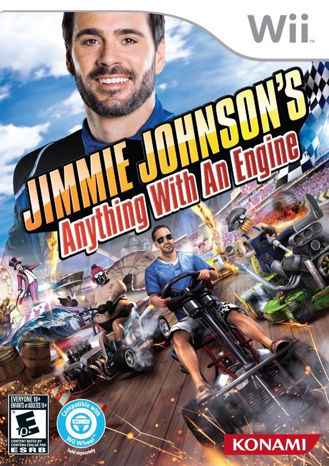 Cualquier cosa con motor de Jimmie Johnson (Wii)