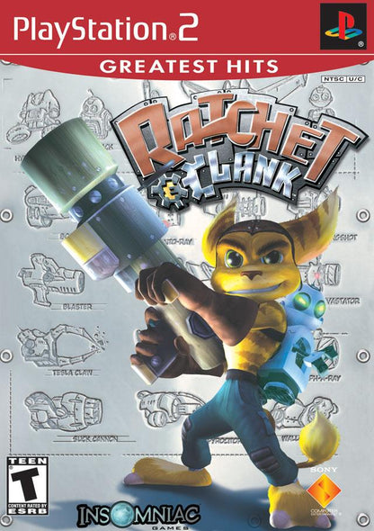 J2Games.com | Ratchet and Clank (Greatest hits) (Playstation 2) (Pre-Played - Game Only).