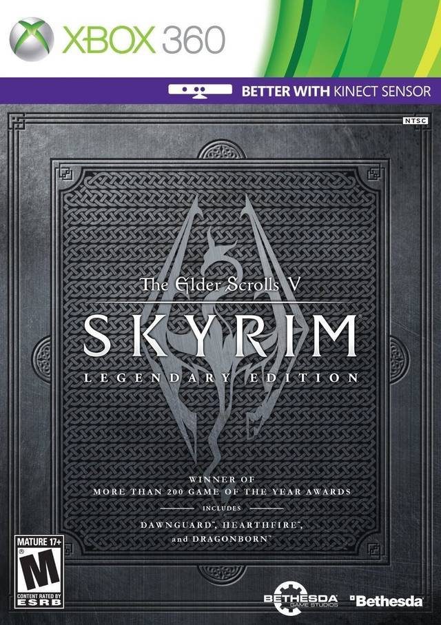 J2Games.com | Elder Scrolls V: Skyrim Legendary Edition (Xbox 360) (Pre-Played - CIB - Good).