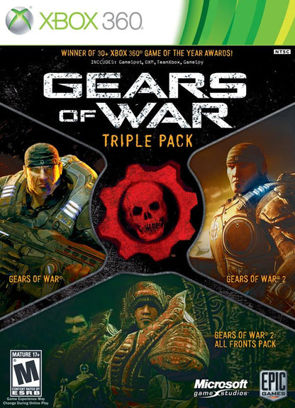 J2Games.com | Gears of War Triple Pack (Xbox 360) (Pre-Played - CIB - Good).