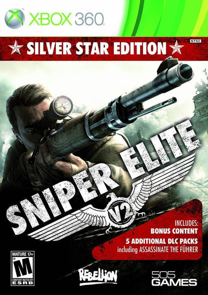 J2Games.com | Sniper Elite V2 Silver Star Edition (Xbox 360) (Pre-Played - CIB - Good).