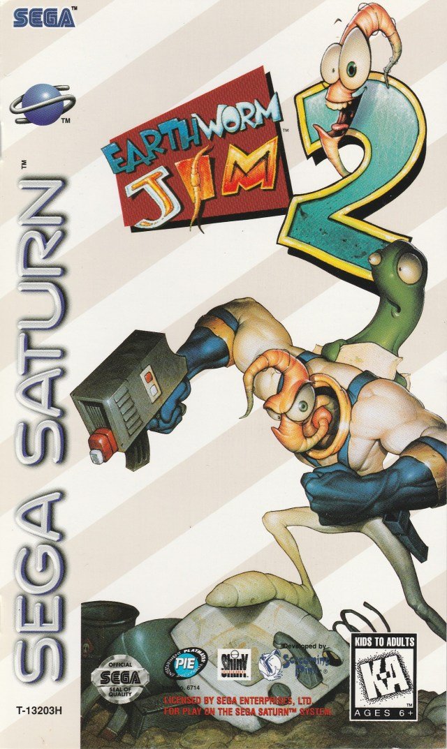 J2Games.com | Earthworm Jim 2 (Sega Saturn) (Pre-Played - CIB - Good).