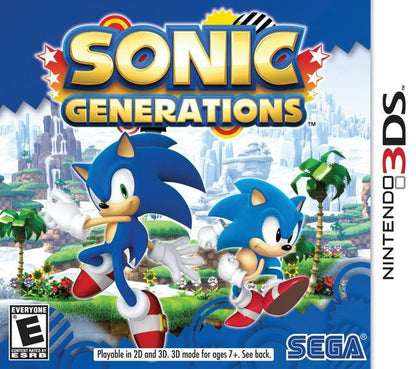J2Games.com | Sonic Generations (Nintendo 3DS) (Complete - Very Good).