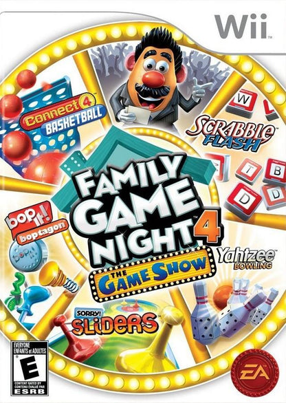 J2Games.com | Hasbro Family Game Night 4: The Game Show (Wii) (Pre-Played - CIB - Good).