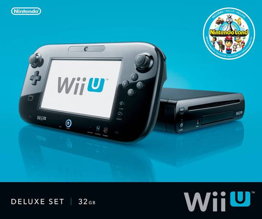 WiiU 32GB Nintendo Land Console Bundle (Black)