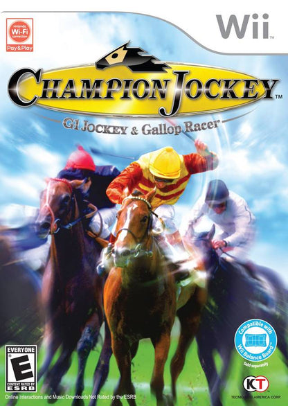 Jockey campeón: Jockey G1 y corredor al galope (Wii)