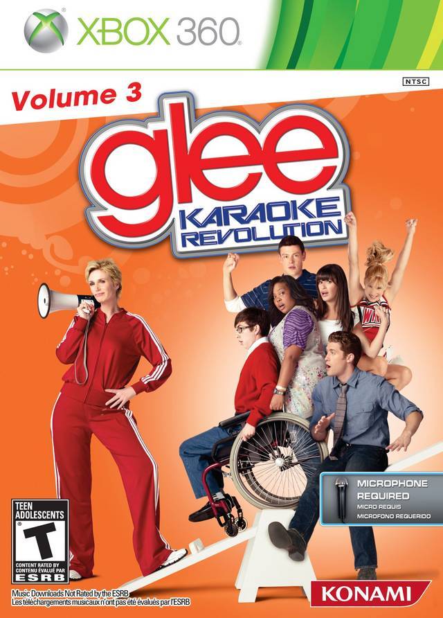 J2Games.com | Karaoke Revolution Glee Vol 3 (Xbox 360) (Pre-Played - CIB - Good).