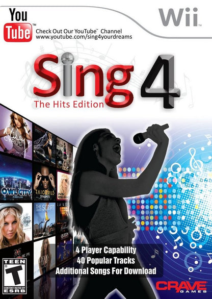 Sing 4: The Hits Edition con micrófono (Wii)