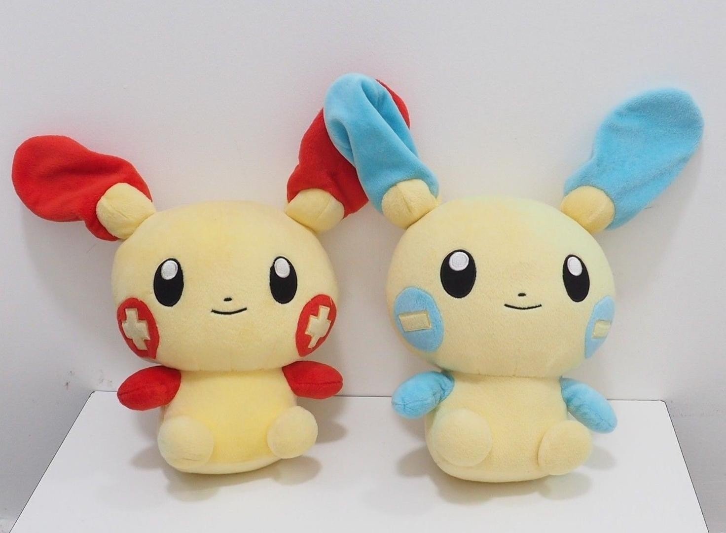 J2Games.com | Plusle and Minun Pokemon Center Plushie (Toys) (Pre-Played - CIB - Good).