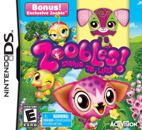 Zoobles! Spring to Life! with Toy (Nintendo DS)