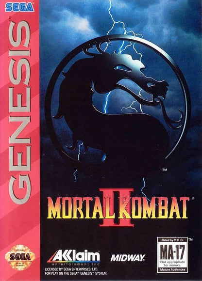 J2Games.com | Mortal Kombat II (Sega Genesis) (Pre-Played - Game Only).