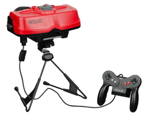 Virtual Boy Console with AC Adapter, Battery Pack and Mario Tennis