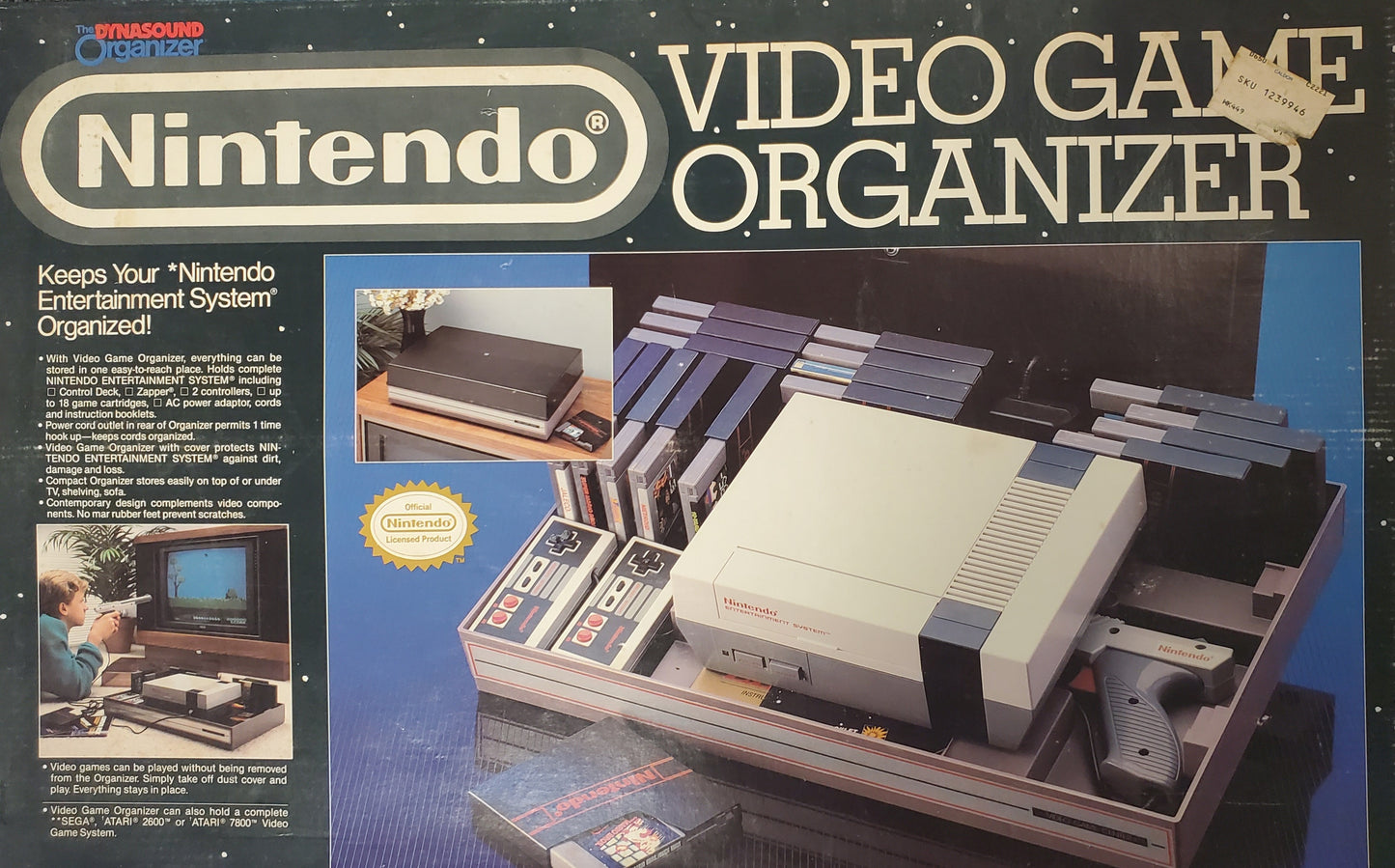 Nintendo Video Game Organizer (Nintendo NES)