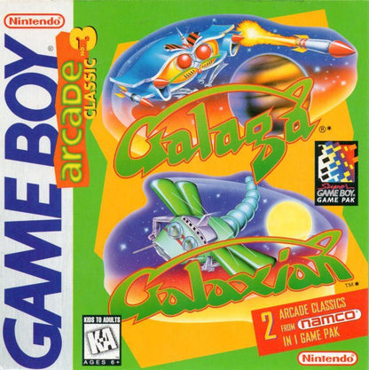 J2Games.com | Arcade Classic 3 Galaga Galaxian (Gameboy Color) (Pre-Played - Game Only).