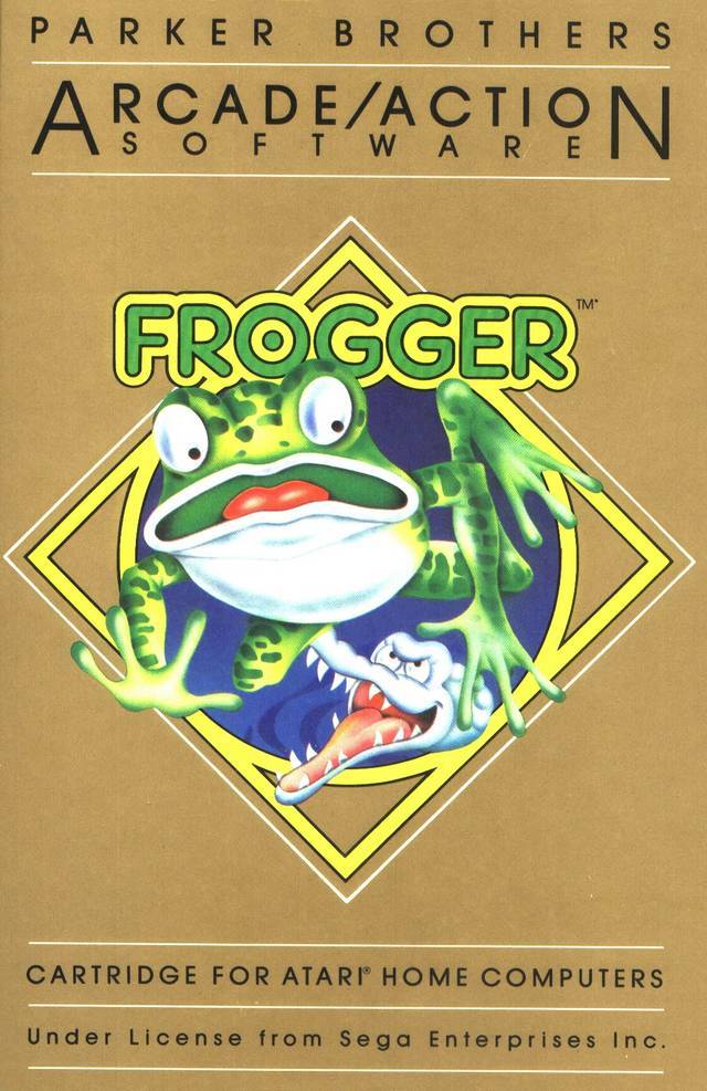 J2Games.com | Frogger (Atari 800) (Pre-Played - CIB - Good).