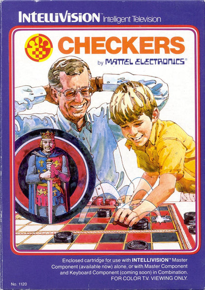 J2Games.com | Checkers (Intellivision) (Pre-Played - Game Only).